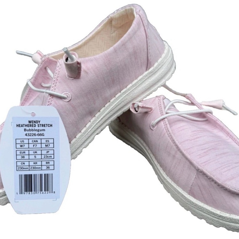 Hey Dude Wendy Bubblegum Pink Flats